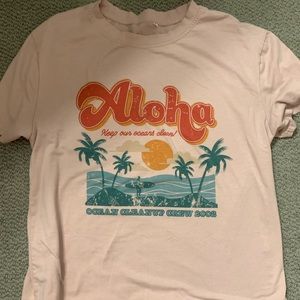 Light pink graphic tee